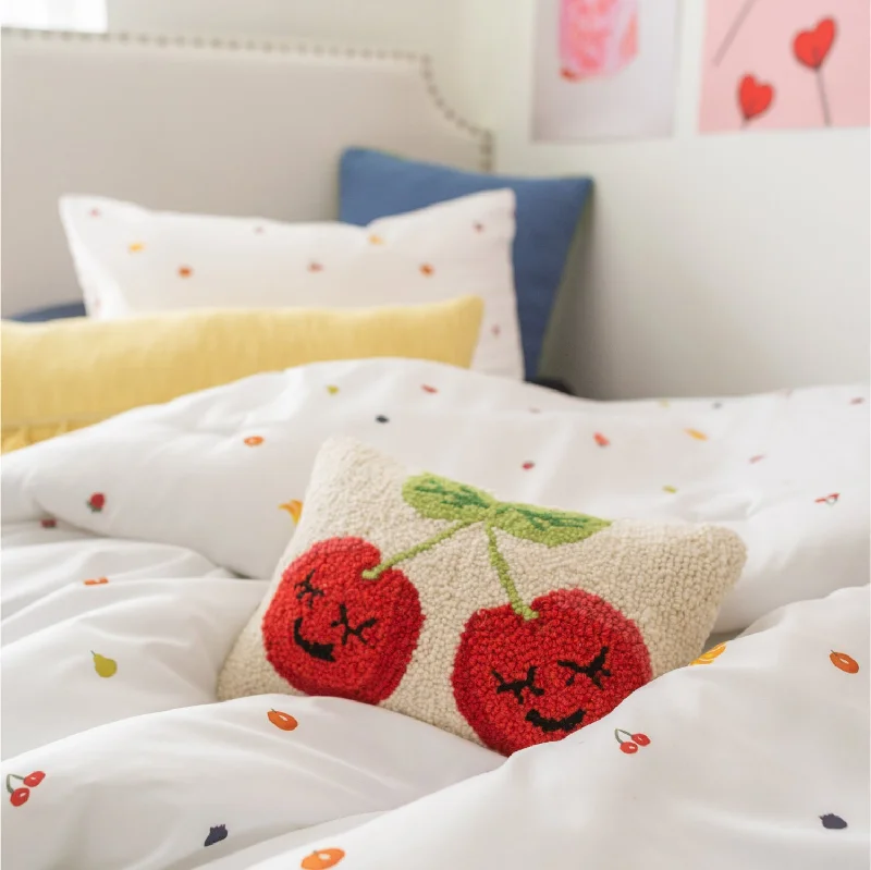 Cherries Petite Lumbar Pillow