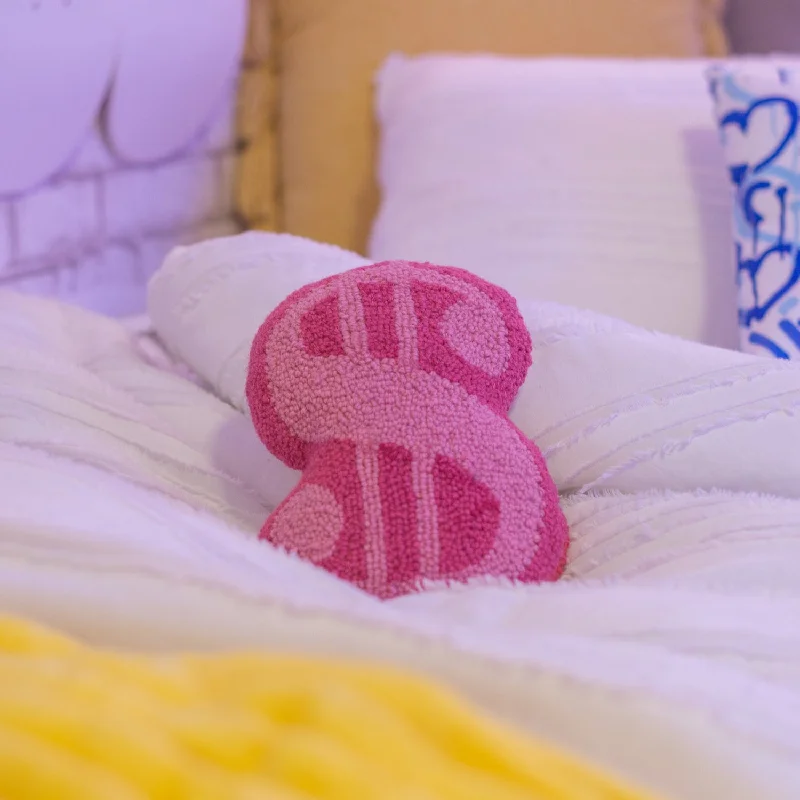 Dollar Sign Shaped Pillow