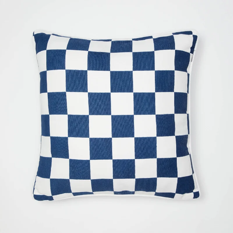 Gigi Checkerboard Square Pillow Cover