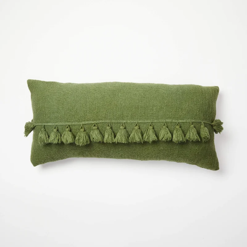 Harper Tassel Lumbar Pillow Cover