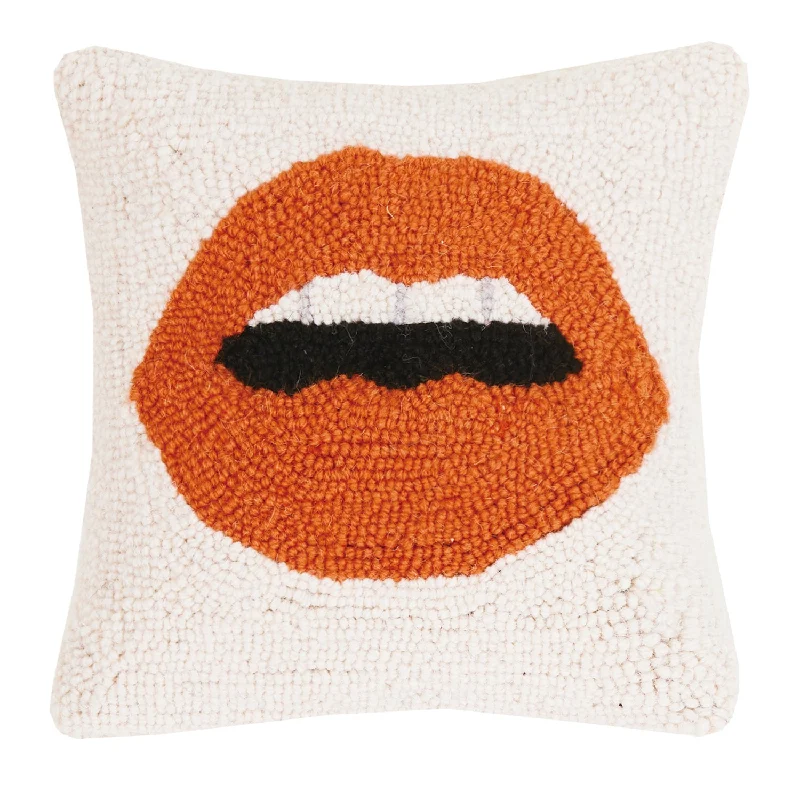 Lips Square Pillow