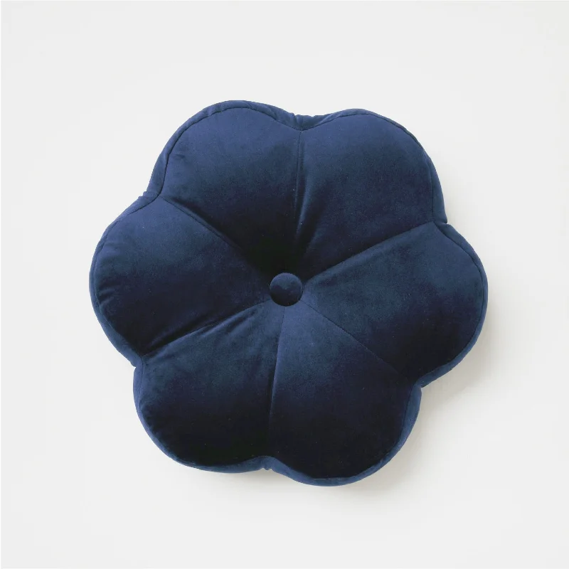 Masie Velvet Flower Shaped Pillow