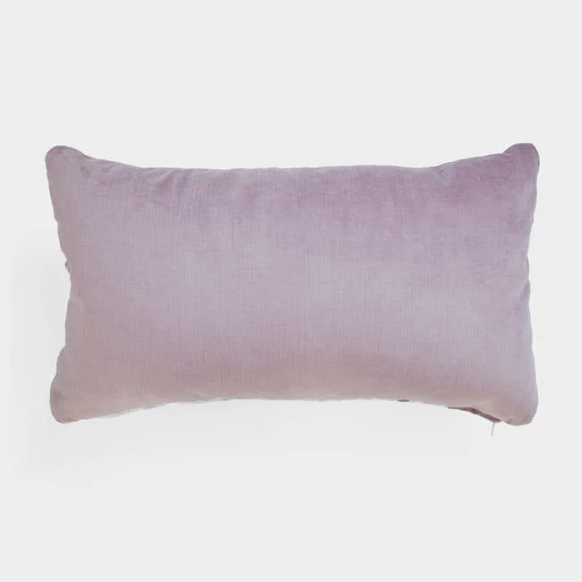 McKenzie Lilac Velvet Lumbar Pillow