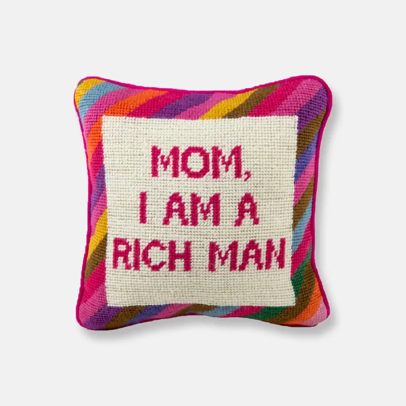 Furbish Rich Man Square Pillow