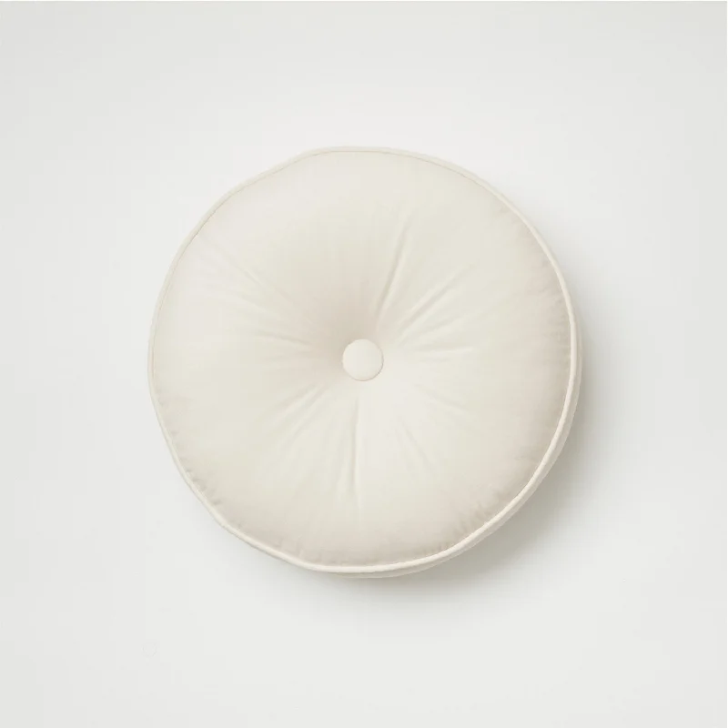 Ruby Velvet Round Pillow