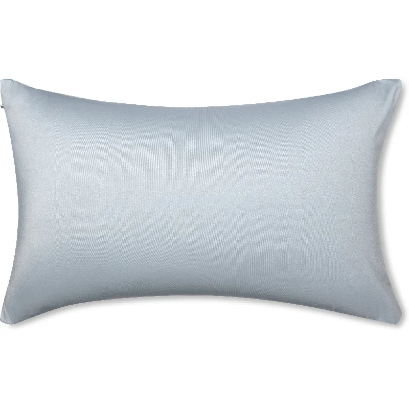 Throw Pillow Cozy Soft Microbead Light Grey: 1 Pc