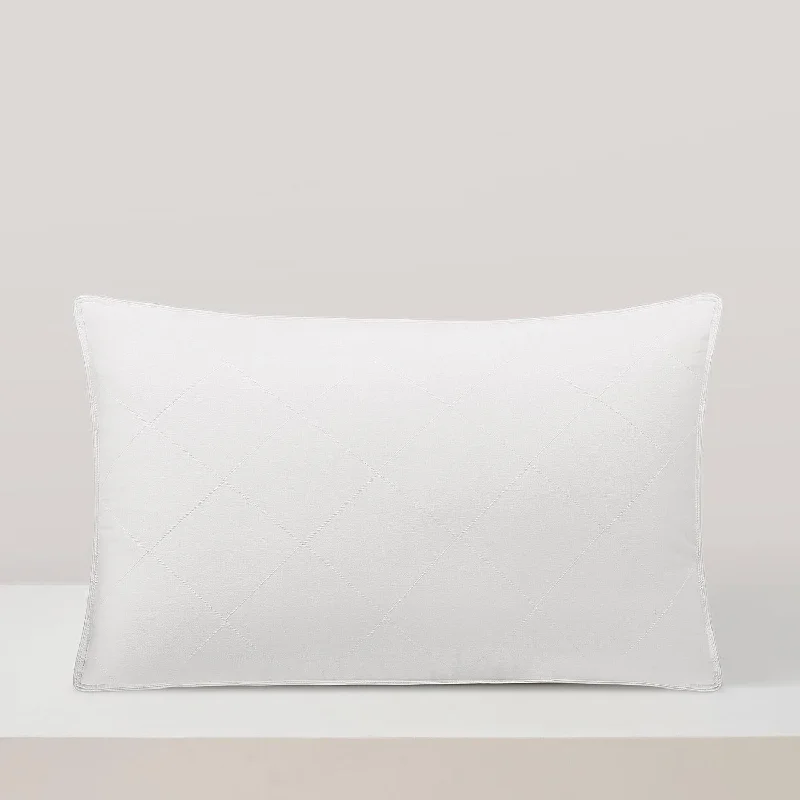 MOMMESILK Washable Cotton Covered Silk Lined Pillow