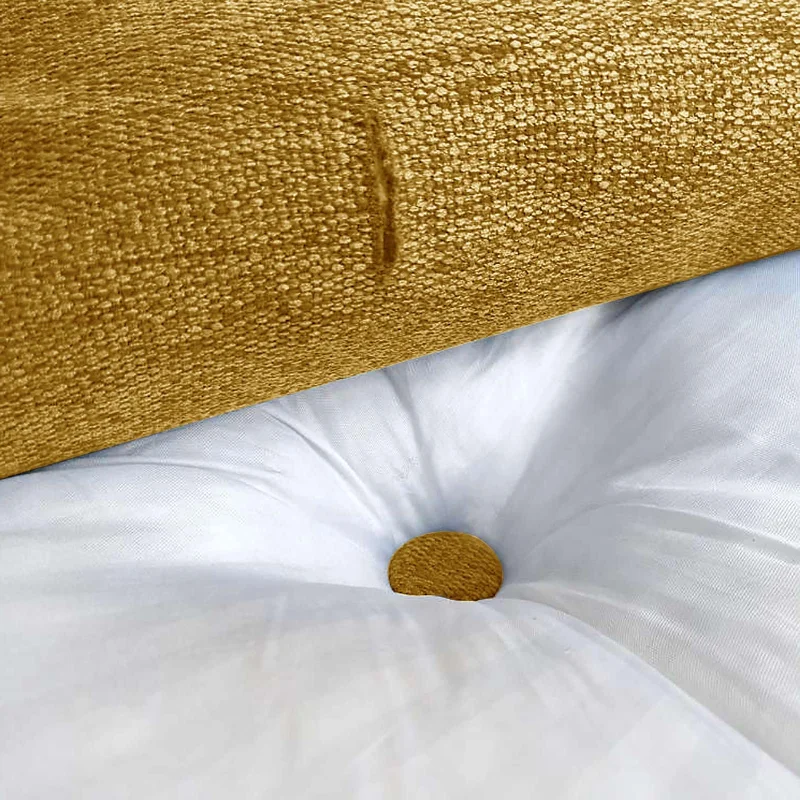 WOWMAX Headboard Wedge Reading Pillow Back Support Linen