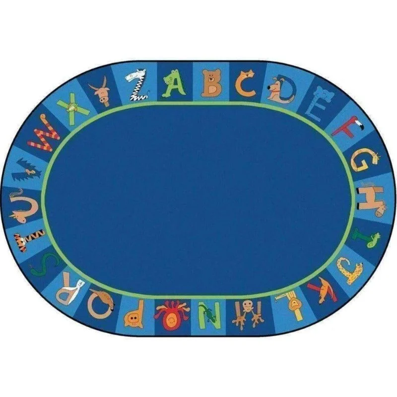 A - Z Animal Factory Second Rug Oval