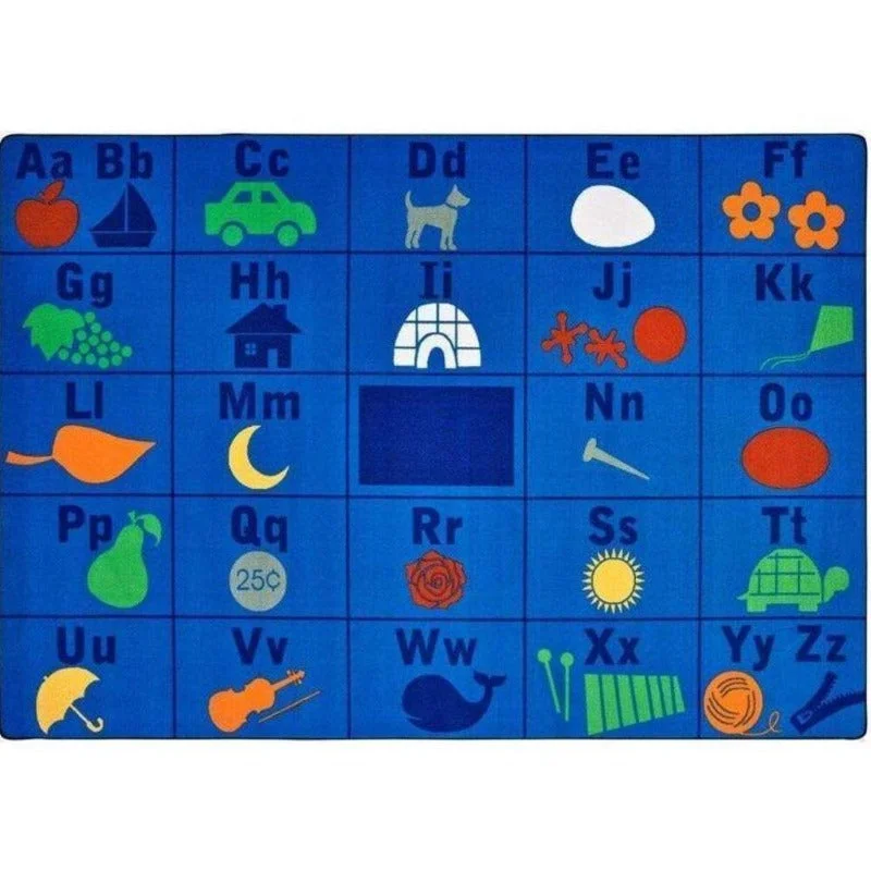 Alphabet Seating Classroom Rug - Factory Second