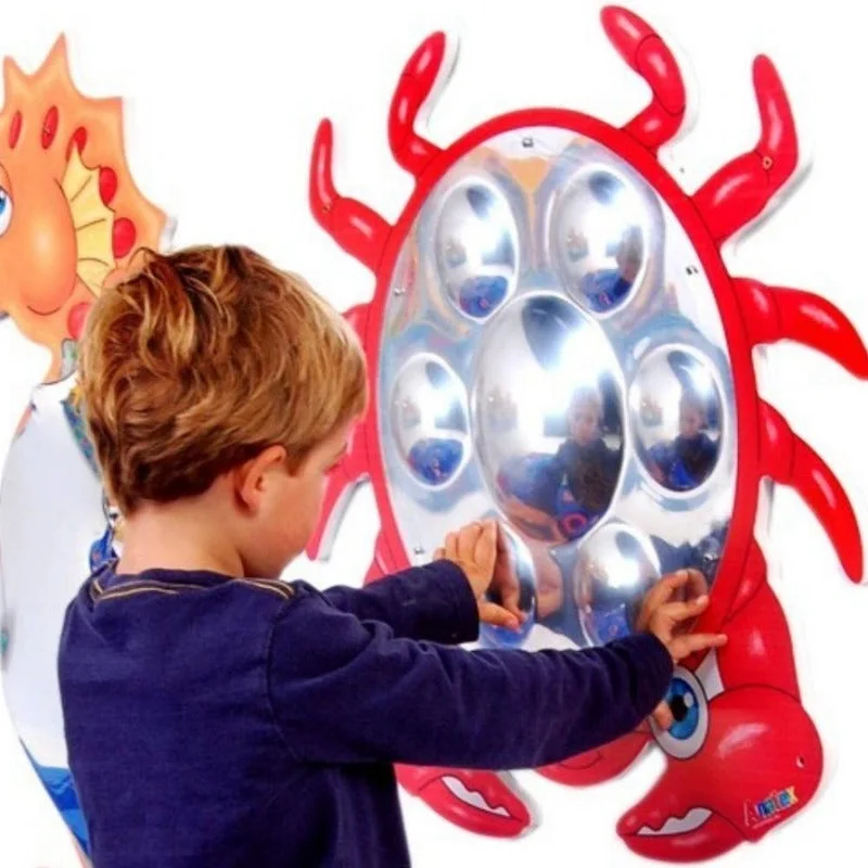 Crab Mirror Wall Toy