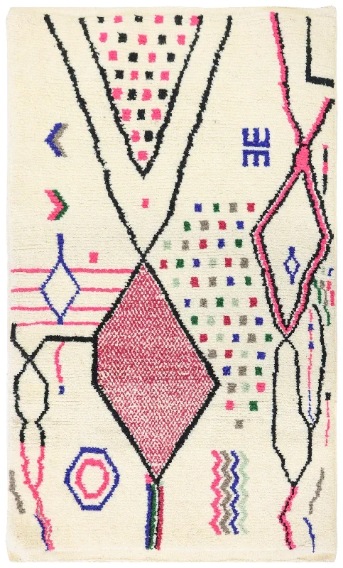 Berber Handwoven Tribal Rug, J75024