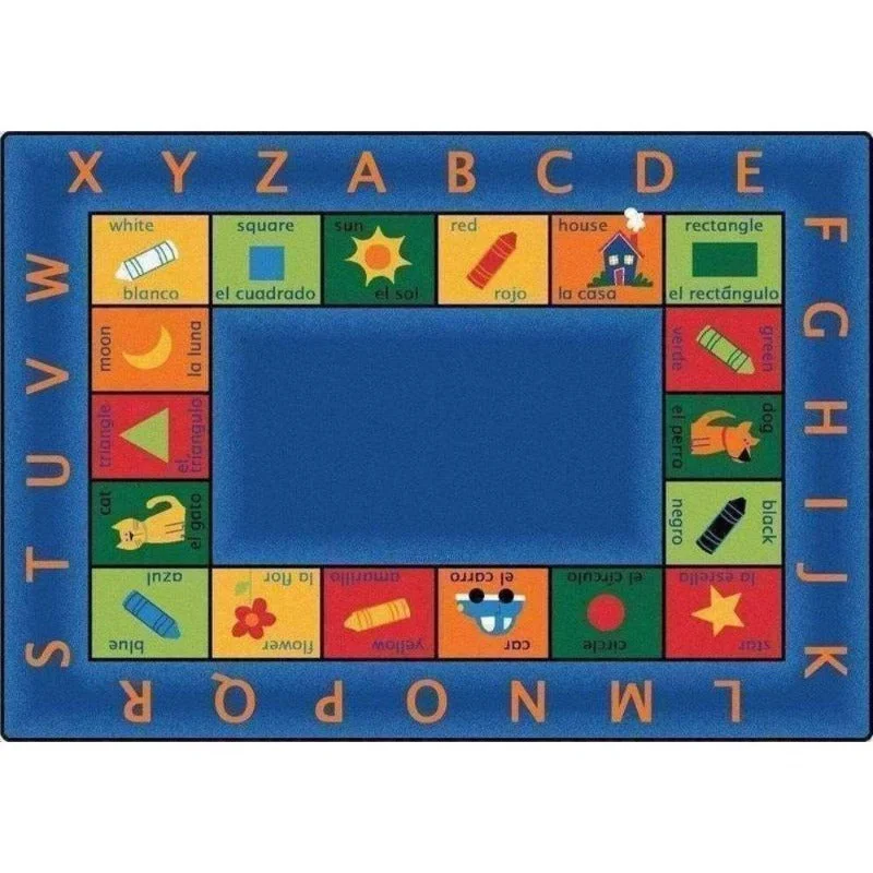 Bilingual Alphabet Rug Factory Second