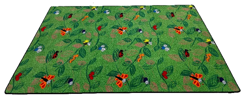 Buzzy Bugs Wall to Wall Carpet for Kids