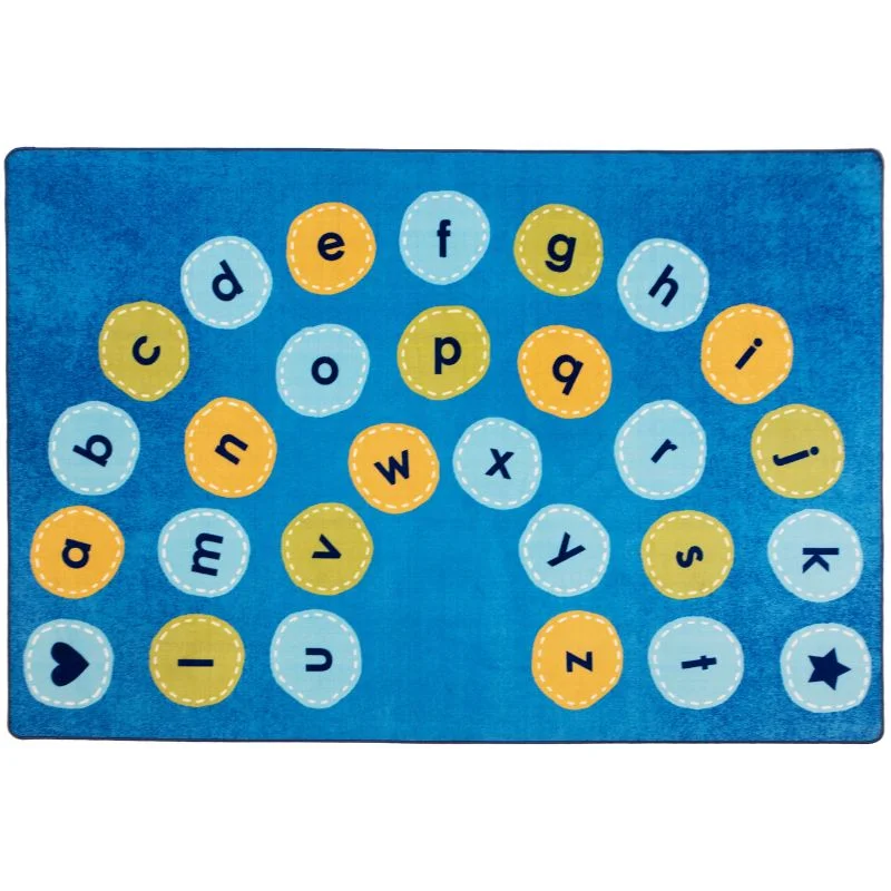 Calming Colors Arch Alphabet Seating Rug