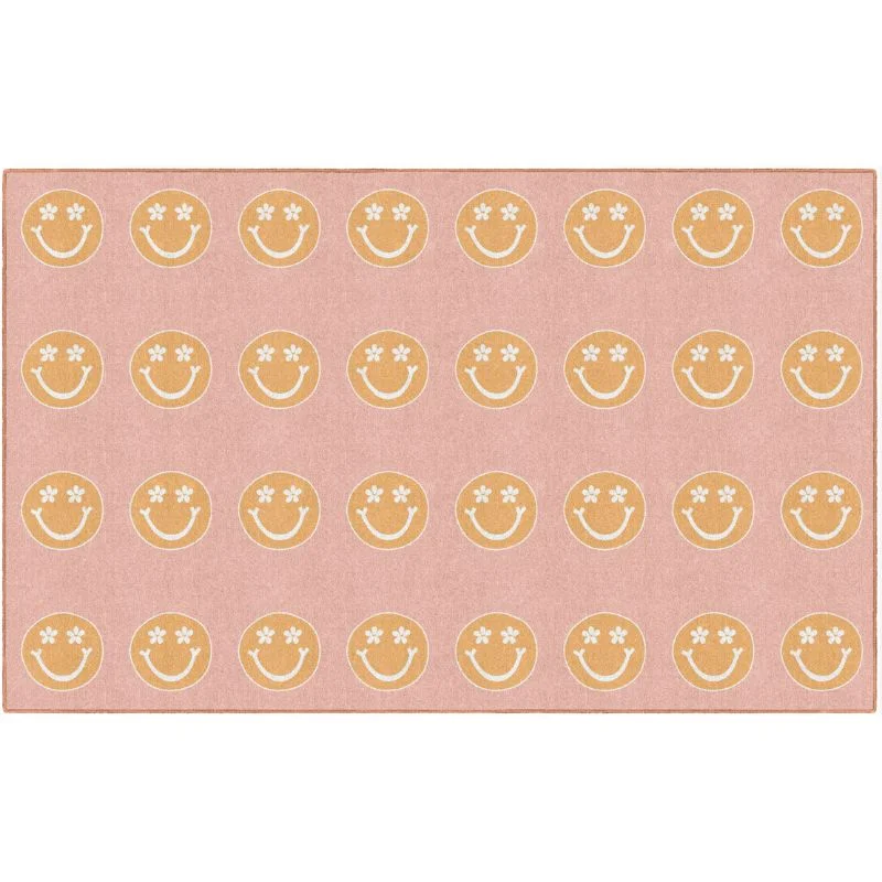 Good Vibes Happy Faces Classroom Rug