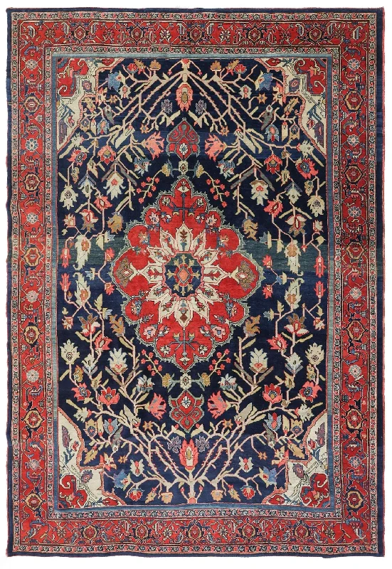 Antique Helvai Bijar Handwoven Traditional Rug, J75906