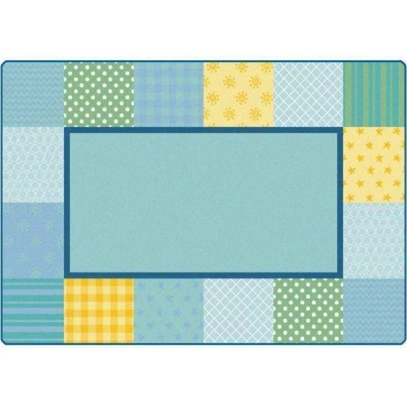 Pattern Blocks Soft Rug