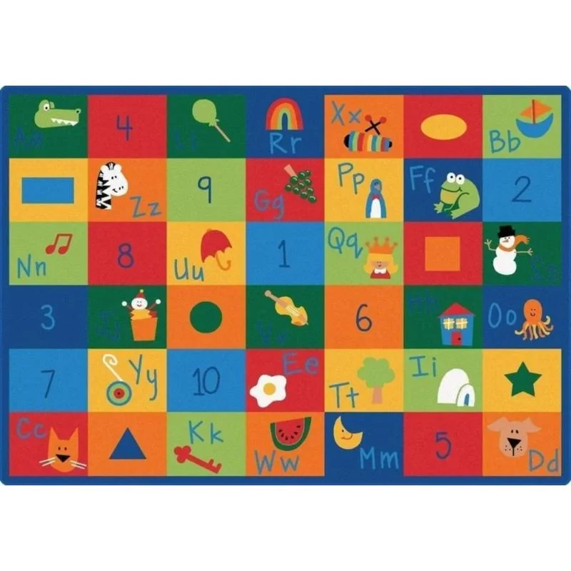 Learning Blocks Classroom Rug