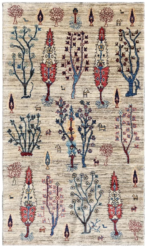 Luri Trees Handwoven Tribal Rug, J74989