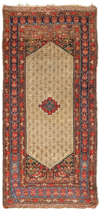 Vintage Malayer Handwoven Tribal Rug, J75415