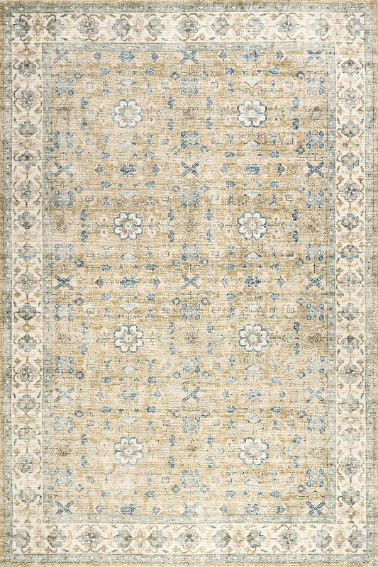 Mariel Wool and Cotton Rug | Blue