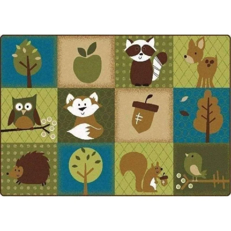 KIDSoft Nature's Friends Kids Rug