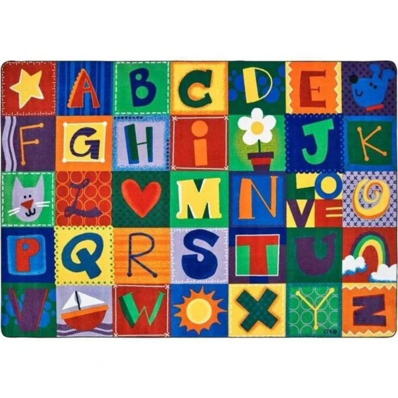 KIDSoft Alphabet Blocks Rug