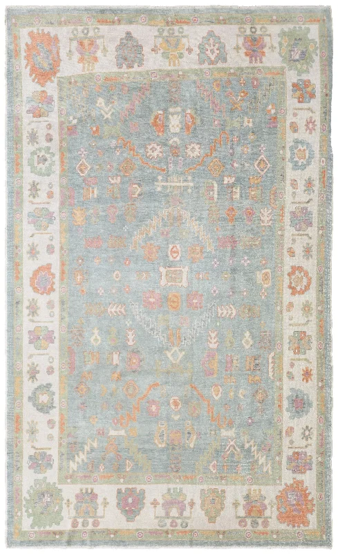 Oushak Handwoven Tribal Rug, J75115