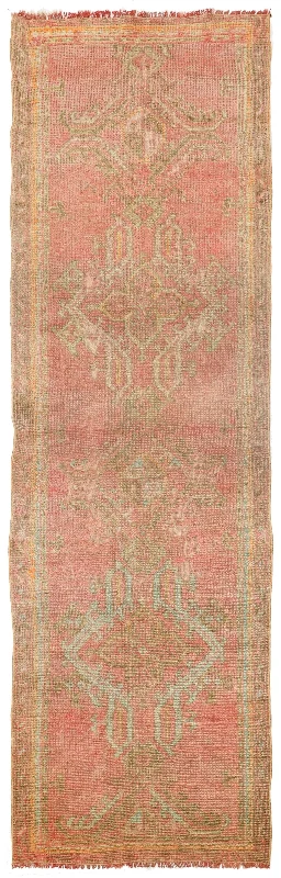 Vintage Oushak Handwoven Tribal Rug, J75154