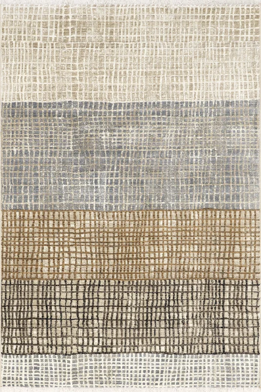 Park Abstract Checked Rug | Multicolor