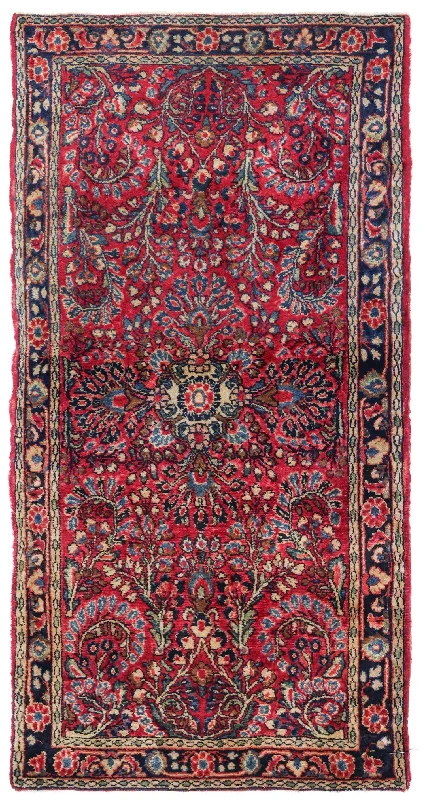 Antique Sarouk Handwoven Traditional Rug, JF8739