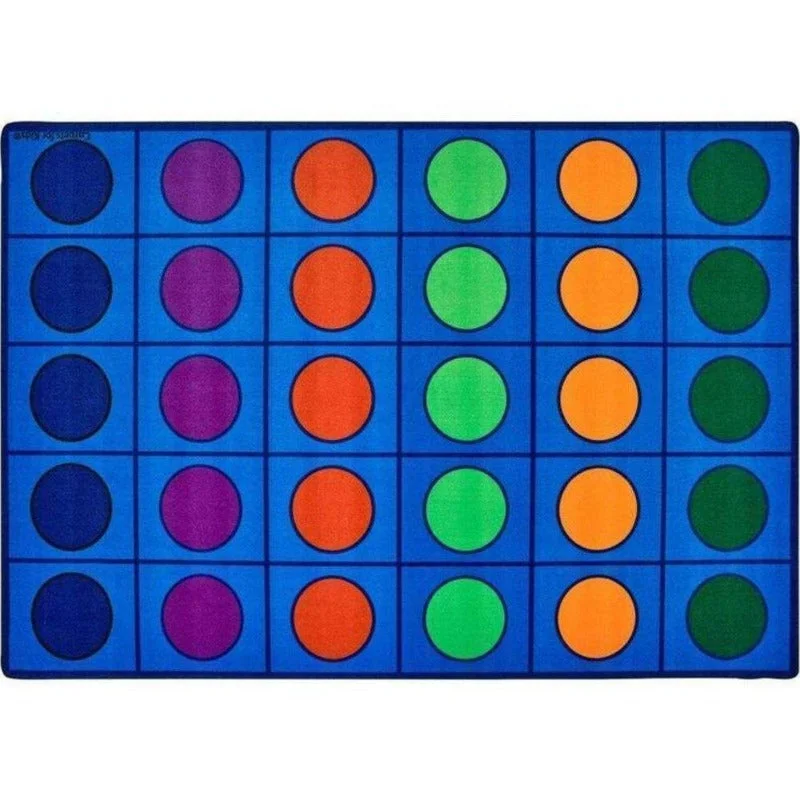 Seating Circles Classroom Rug - Factory Second