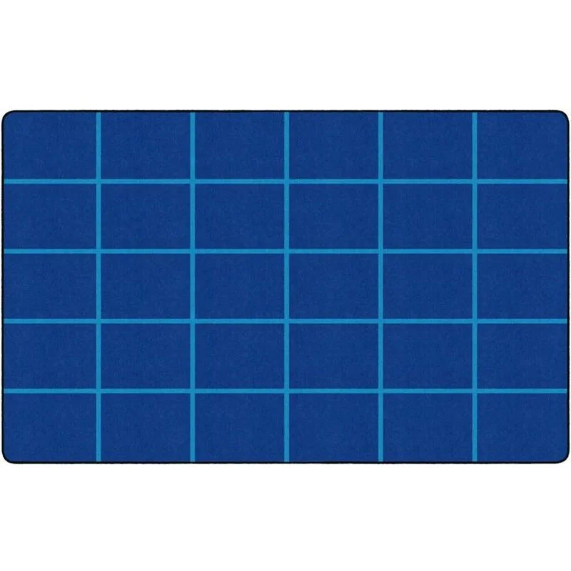 Be Bold Blue Seating Classroom Rug