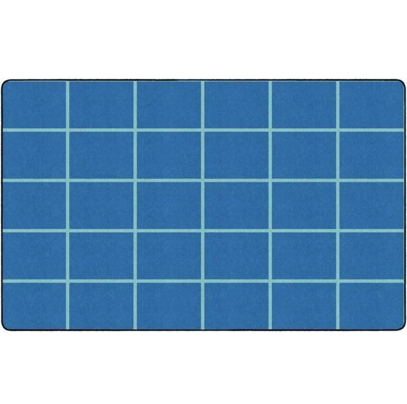 Deep Blue Sea Classroom Seating Grid Rug