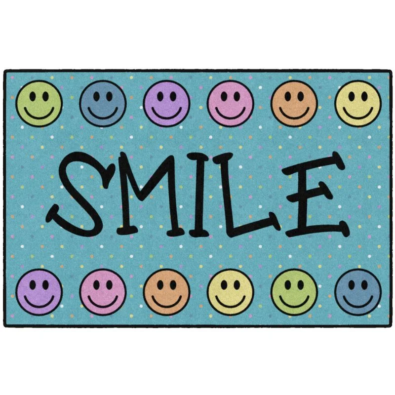 Smile You're Happy Classroom Rug