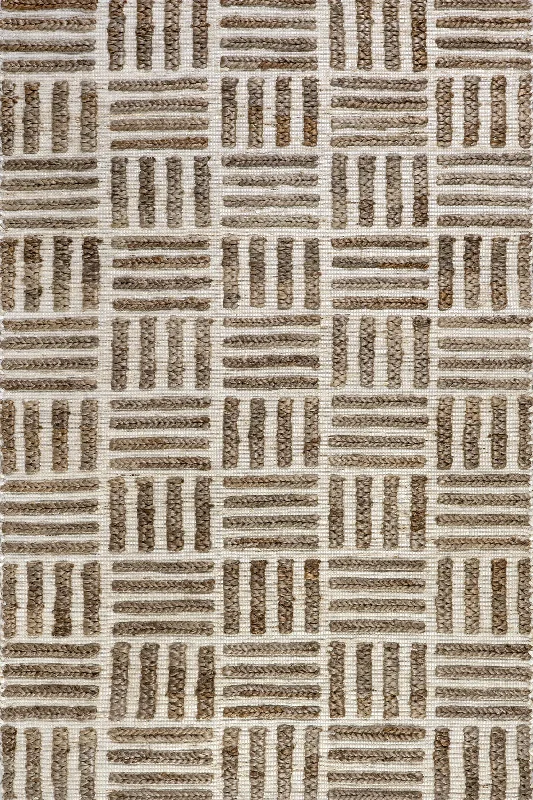 Stepstones Tiled Rug | Ivory