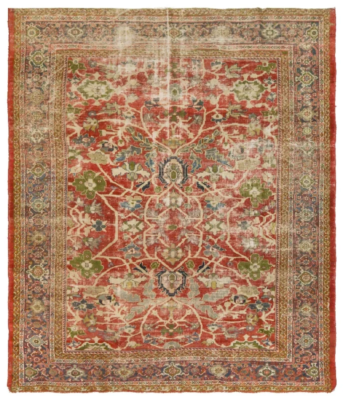 Vintage Sultanabad Handwoven Traditional Rug, J75905