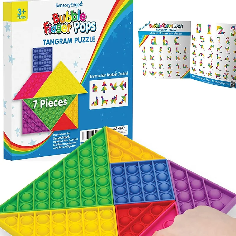 Tangram Silicone Bubble Pop Set