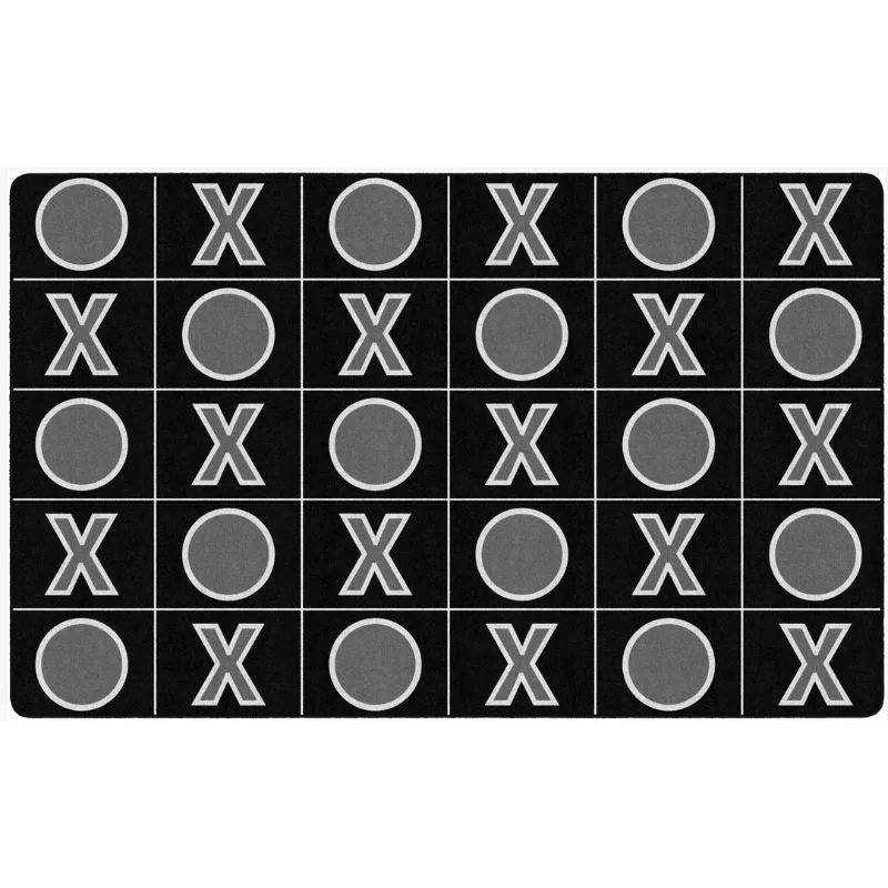 Tic Tac Toe Classroom Seating Rug