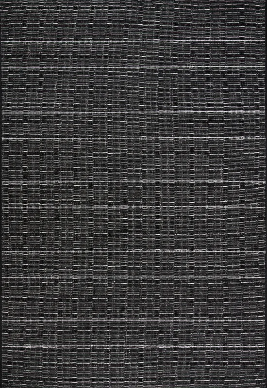 Venetian Pinstripes Indoor/Outdoor Rug | Black