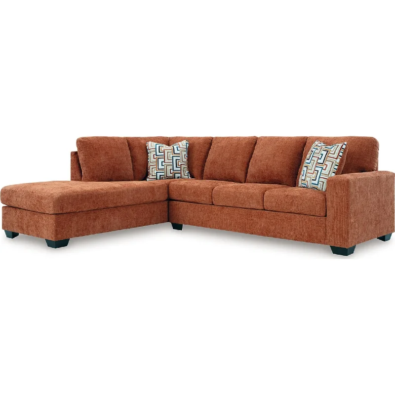 Aviemore 2 Piece Sectional with Chaise - Spice