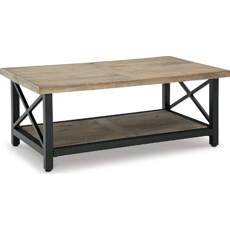 Bristenfort Coffee Table - Brown/Black