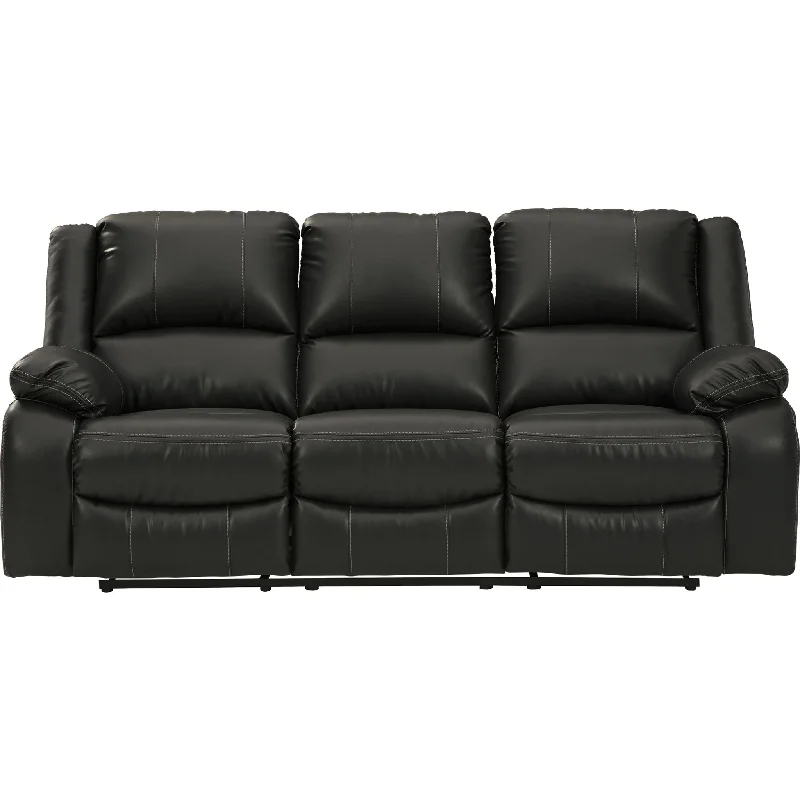 Calderwell Reclining Sofa - Black