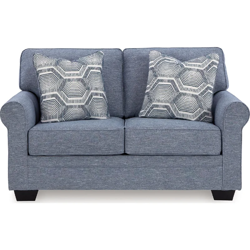 Carissa Manor Loveseat - Denim