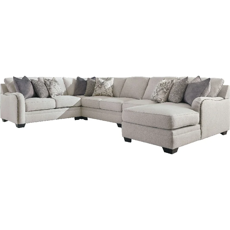 Dellara 5 Piece Sectional with Chaise