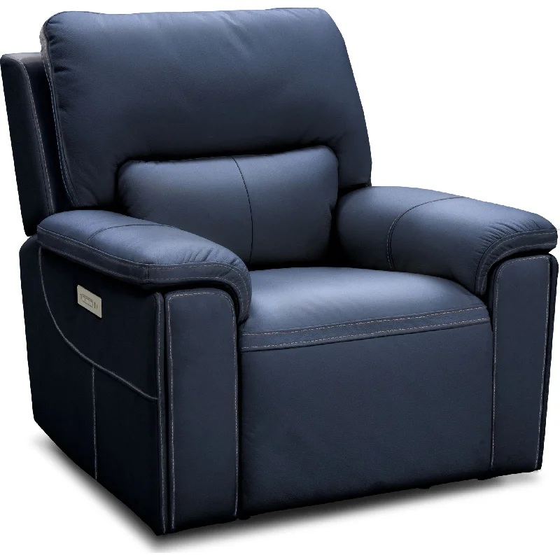 Edward Power Recliner with Immersive Audio - Sorrento Ocean