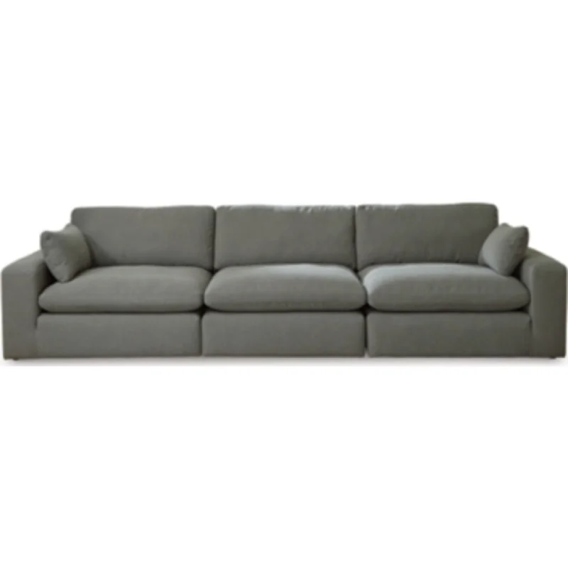 Elyza 3 Piece Sectional - Smoke