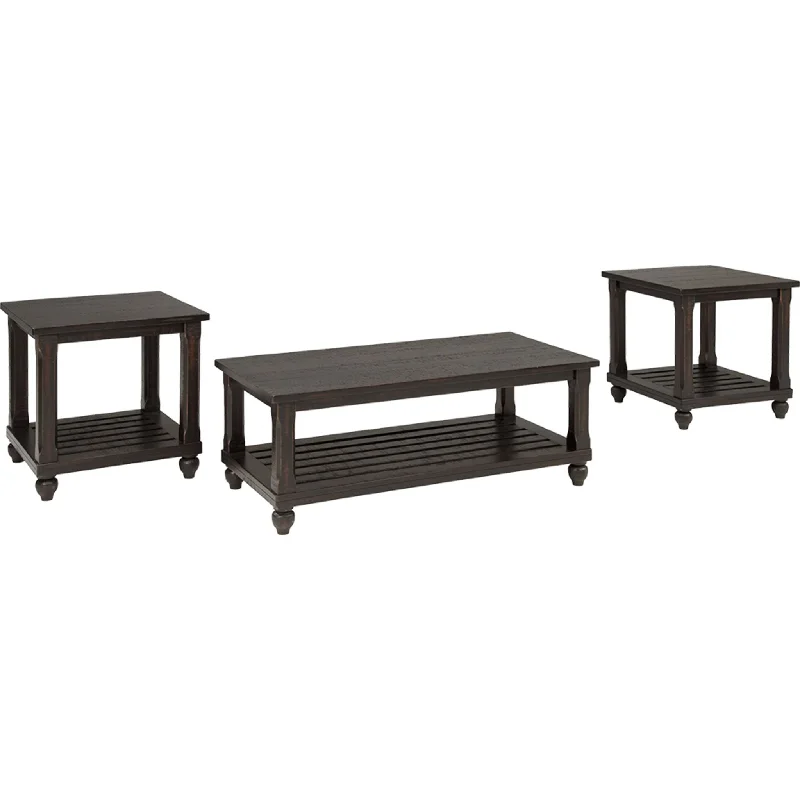 Mallacar 3 Pack Tables - Black