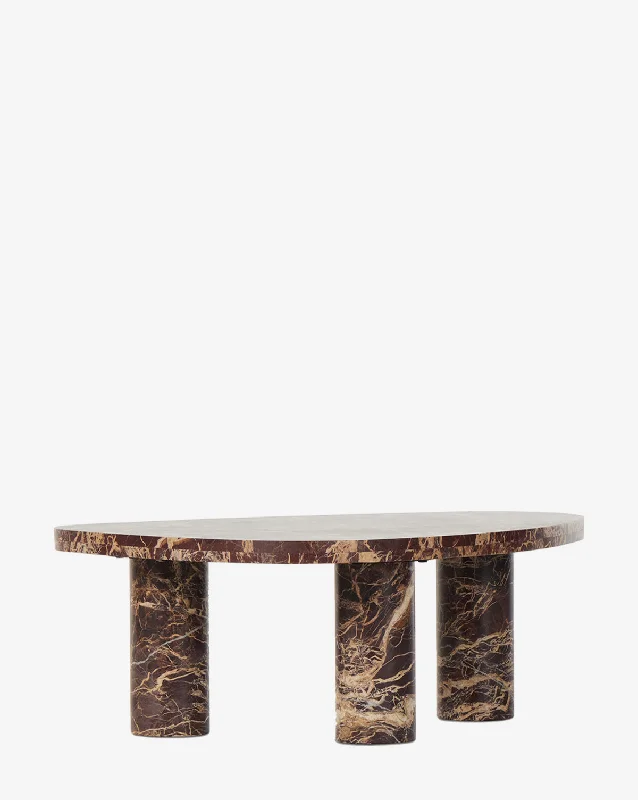 Merlot Marble Coffee Table